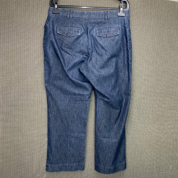 Lee Platinum Label Womens Size 16S Blue Capri Pants Denim Blend - Picture 2 of 12